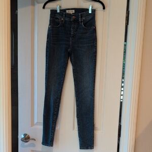 Madewell Women's Dark Blue Skinny Jeans